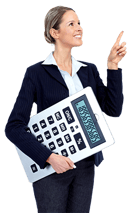 250px business woman with calculator shutterstock_93347512