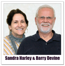 Barry Devine and Sandra Harley Hungry Howie Polaroid