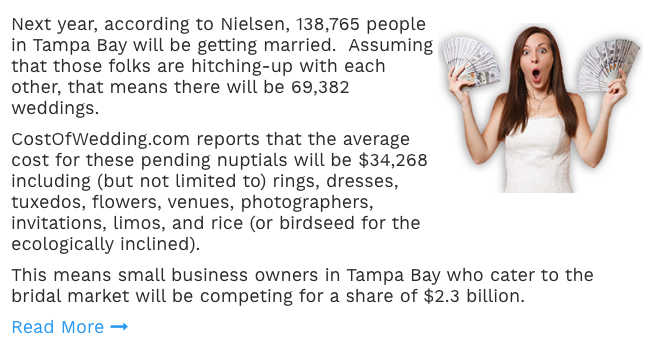 Bridal and Wedding Marketing in Tampa Bay